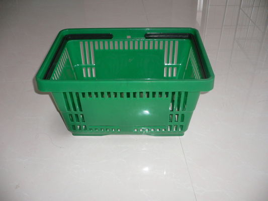 Porcellana Cestino della spesa di plastica verde flessibile con capacità 13KGS 420x290x220mm fabbrica