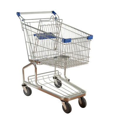 Carrello tedesco del nastro metallico del carrello 125L di acquisto del supermercato personalizzabile