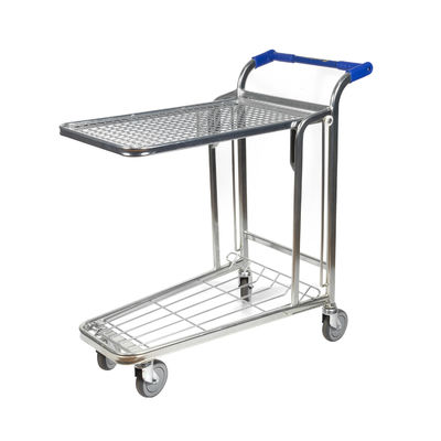Doppio carrello a base piatta d'acciaio 200kg della piattaforma che sopporta il carretto del carrello del magazzino