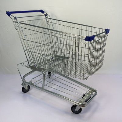 comprare tipo tedesco durevole carrello d'acciaio del metallo dei carretti della drogheria del negozio di alimentari 240L online manufacture