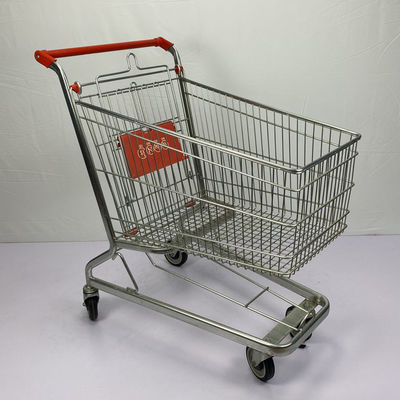 comprare Il carretto su misura della drogheria del supermercato 150L zinca il carrello placcato di acquisto del magazzino online manufacture