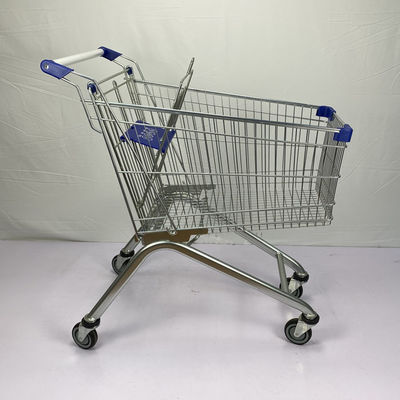 comprare Carretto di compera leggero del carrello del supermercato 125L con le ruote di TPR online manufacture