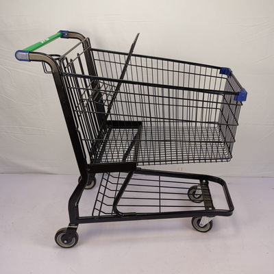 comprare Carrello elettroforetico del metallo del carrello d'acciaio nero stile americano online manufacture