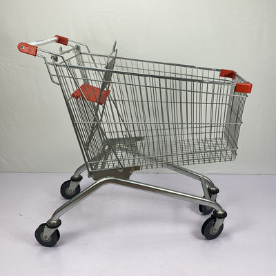 comprare Stile europeo su misura 	Rivestimento della polvere del carrello del supermercato del metallo del carrello 150L di acquisto di drogheria online manufacture