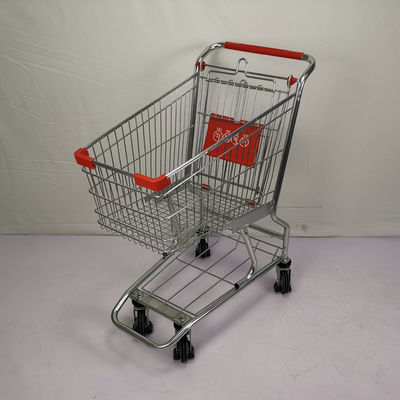 comprare Piccolo carrello della drogheria del carrello di acquisto del metallo 60L con le ruote dell'unità di elaborazione online manufacture