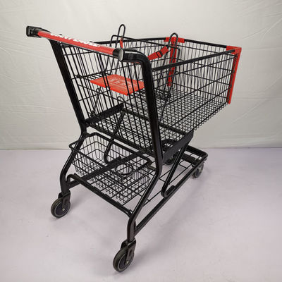 comprare Grande carrello multifunzionale americano del deposito del supermercato del magazzino del carrello del metallo online manufacture