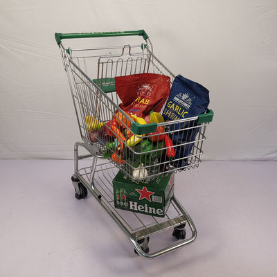 comprare carrello d'acciaio stile americano della catena di negozi del carrello 100L con le ruote dell'elevatore online manufacture