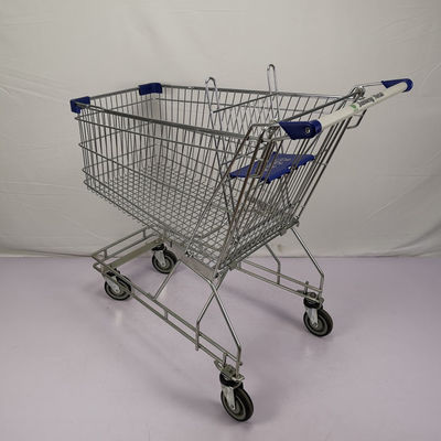 comprare Il carrello regolare di acquisto del supermercato 125L zinca il CE del carrello di acquisto di 4 ruote online manufacture