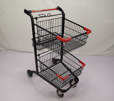 comprare Carretto di compera del carrello della drogheria di capacità di carico portatile personalizzabile del carretto 60Kgs online manufacture
