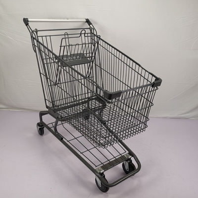 comprare carretto stile americano del carrello della drogheria della ruota dell'unità di elaborazione del carrello di acquisto del supermercato 150L online manufacture