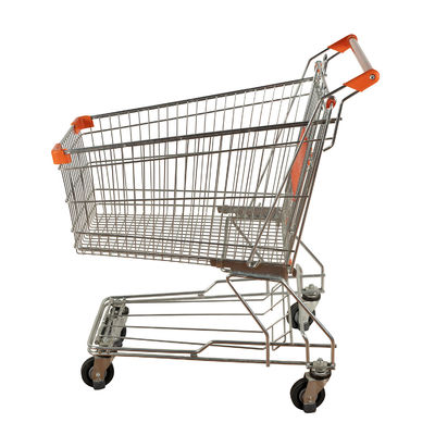 comprare Metallo di compera Mesh Cage Powder Coating di grande capacità del carrello 125L del supermercato di successo di stile dell'Asia online manufacture