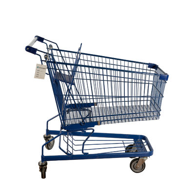 comprare Q195 carretto del carrello del metallo del supermercato dell'acciaio 150L con i bambini pieghevoli Seat online manufacture