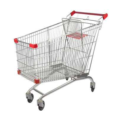 comprare carrello europeo del supermercato del carretto del metallo di acquisto del magazzino di stile di grande capacità 240L online manufacture