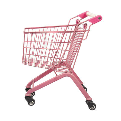comprare Il carrello di compera del supermercato 20L di Mini Kids Shopping Carts Toy dei bambini rosa del metallo online manufacture