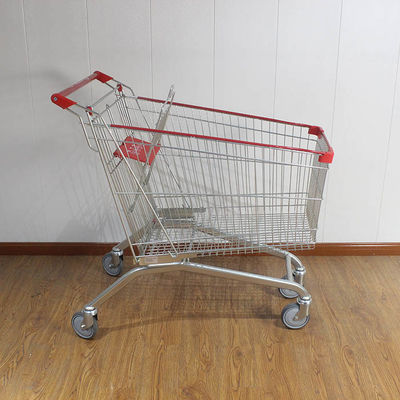 comprare 180L Maggiornale Galvanizzato Mercato Europeo Supermercato Carro commerciale con strisce di avvolgimento online manufacture