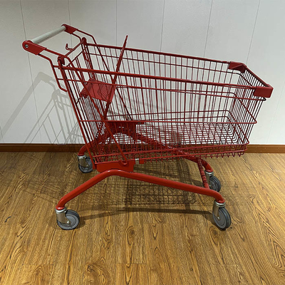 comprare Personalizzabile Spar leggero commerciale 210L carrello di shopping rosso carrello di shopping supermercato online manufacture