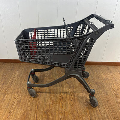 comprare 130L European Style Plastic Supermarket Hypermarket Shopping Trolley fabbricazione online